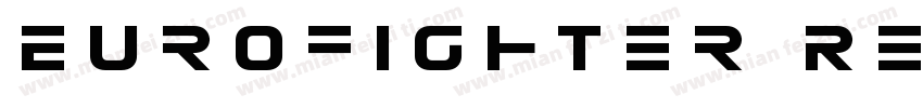 Eurofighter Regular字体转换